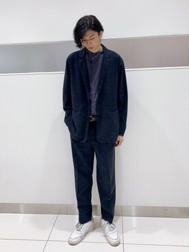 「ハロウィン」｜「アイテム（その他アウター）」を使った、Takuさん（メンズ・180cm）の秋コーディネート