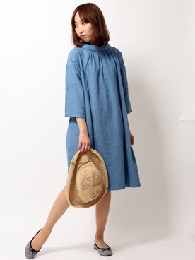 「LBC（エルビーシー）のアイテム（オールインワン・サロペット）」を使った、kaoriさん（レディース・157cm）の春コーディネート