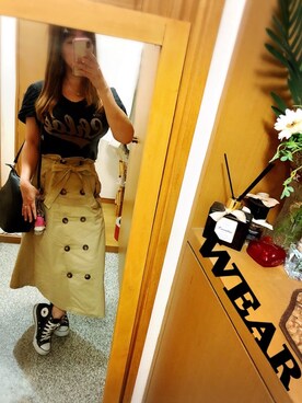 「Marc by Marc Jacobs（マークバイマークジェイコブス）のアイテム（アクセサリー）」を使った、milkルンさん（レディース・154cm）の春コーディネート