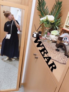 「リバーシブル」｜「アイテム（音楽/本・雑誌）」を使った、milkルンさん（レディース・154cm）の春コーディネート