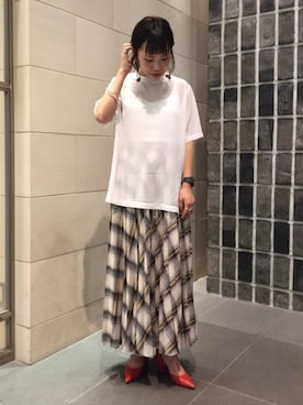 石田（ishida）さん（レディース・158cm）の夏コーディネート