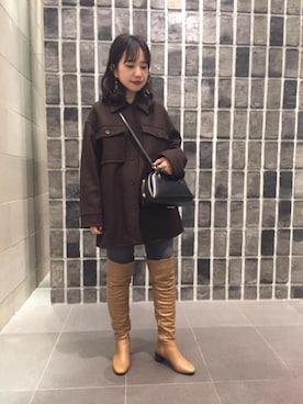 石田（ishida）さん（レディース・158cm）の秋コーディネート