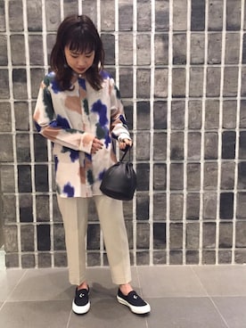 石田（ishida）さん（レディース・158cm）の冬コーディネート