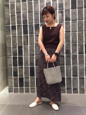 石田（ishida）さん（レディース・158cm）の夏コーディネート