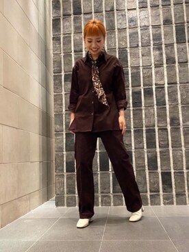 石田（ishida）さん（レディース・158cm）の秋コーディネート