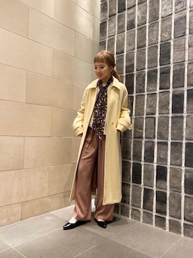 石田（ishida）さん（レディース・158cm）の秋コーディネート