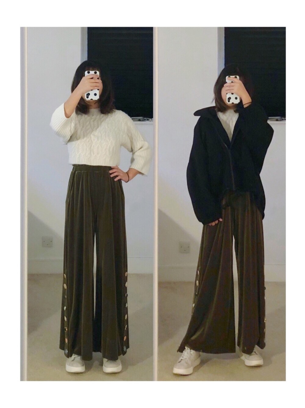 「ootd」｜「TOPSHOPのアイテム（ニット/セーター、ホワイト系）」を使った、sen'sさん（レディース・155cm）の冬コーディネートの1枚目の写真