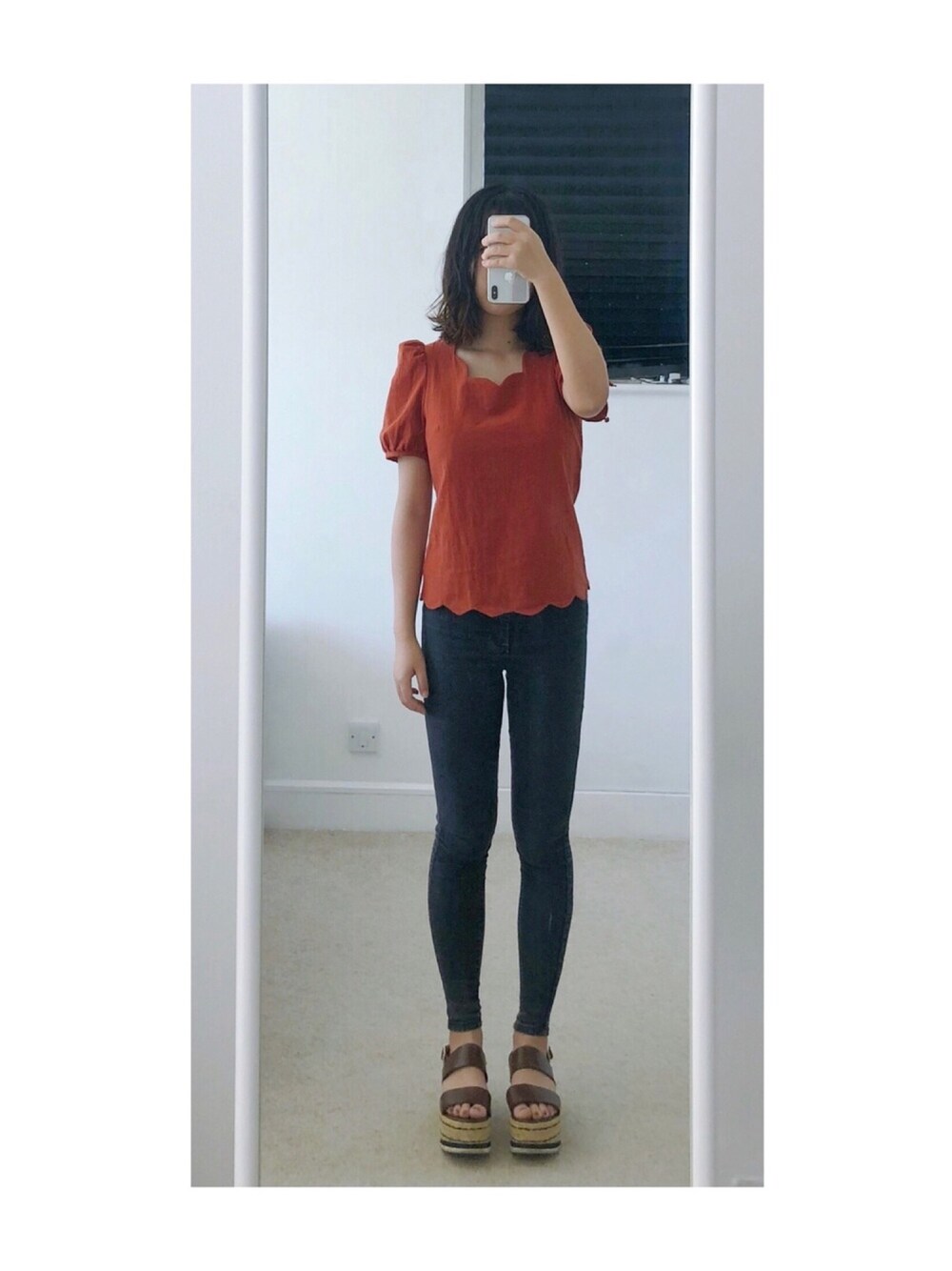 「夏コーデ、RUBY AND YOU、furla、TOPSHOP」｜「RUBY AND YOUのアイテム（Tシャツ/カットソー、レッド系）」を使った、sen'sさん（レディース・155cm）の夏コーディネートの1枚目の写真