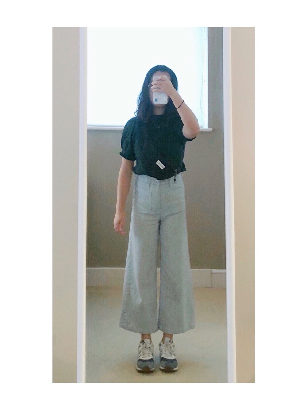 「シンプルコーデ、otherstories、&otherstories、jcrew、moussy」｜「RUBY AND YOUのアイテム（Tシャツ/カットソー、グリーン系）」を使った、sen'sさん（レディース・155cm）の秋コーディネートの1枚目の写真