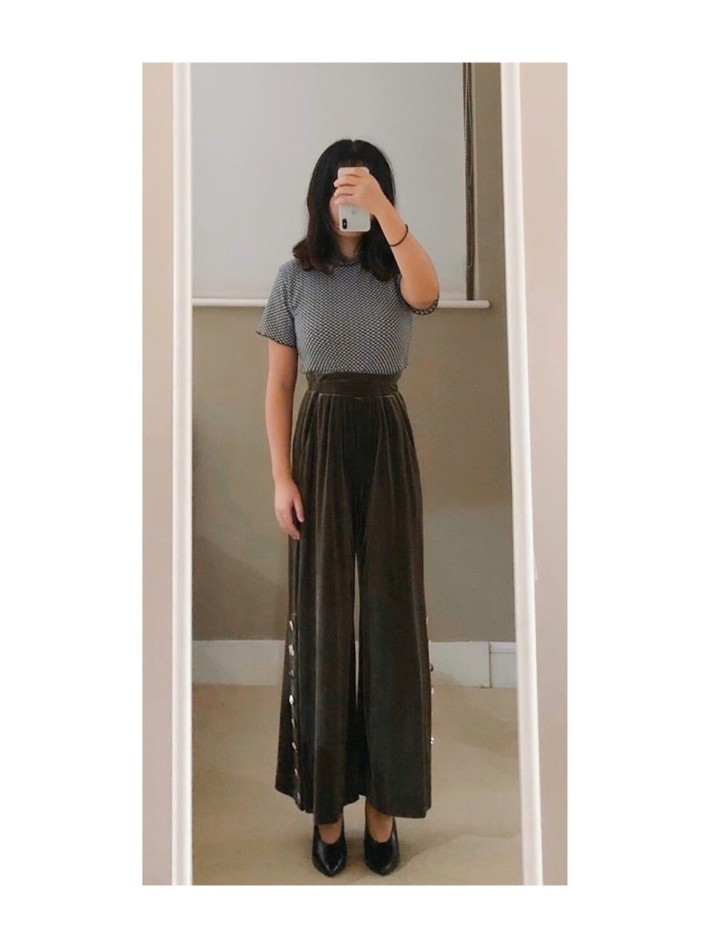 「ootd、カジュアル、otherstories」｜「OTHER BRANDのアイテム（パンプス、ブラック系）」を使った、sen'sさん（レディース・155cm）の秋コーディネートの1枚目の写真