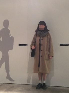 「Another Edition（アナザーエディション）のアイテム（ステンカラーコート）」を使った、shoさん（メンズ・175cm）の冬コーディネート