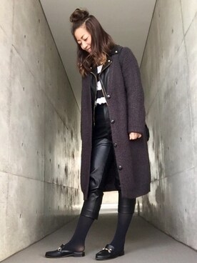 「Luftrobe（ルフトローブ）のアイテム（パンツ）」を使った、yurikoさん（レディース・156cm）の春コーディネート
