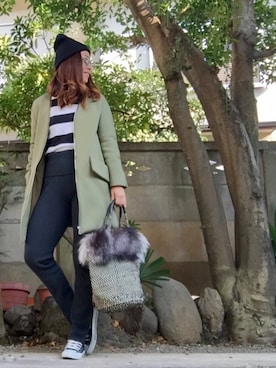 「COMPILATION（コンピレーション）のアイテム」を使った、yurikoさん（レディース・156cm）の春コーディネート