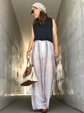 yurikoさん（レディース・156cm）の夏コーディネート