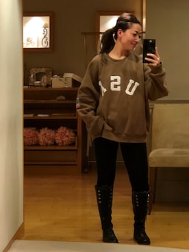 yurikoさん（レディース・156cm）の冬コーディネート