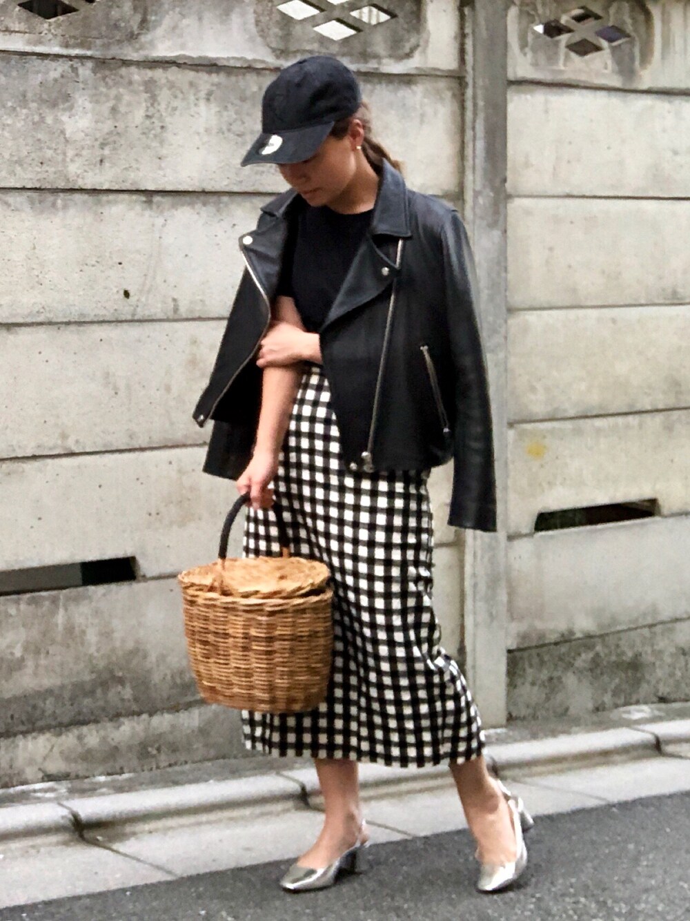 yurikoさんの「Leather riders JK（BLACK BY MOUSSY）」を使ったコーディネート