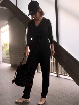 「Noble（ノーブル）のアイテム（バレエシューズ）」を使った、yurikoさん（レディース・156cm）の春コーディネート