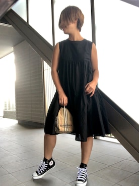 「バーバリー」｜「アイテム（ワンピース/ドレス）」を使った、yurikoさん（レディース・156cm）の秋コーディネート