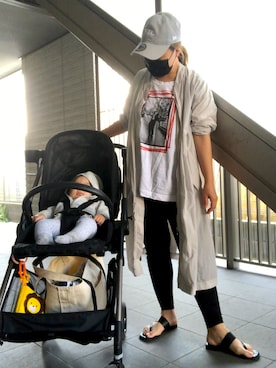 「STUNNING LURE（スタニングルアー）のアイテム（ブルゾン）」を使った、yurikoさん（レディース・156cm）の春コーディネート
