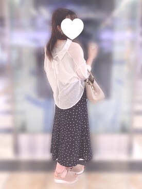 なーこさん（レディース・158cm）の夏コーディネート