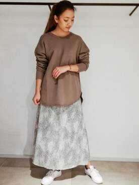 みずきさん（レディース・168cm）の春コーディネート