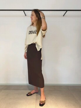 みずきさん（レディース・168cm）の春コーディネート