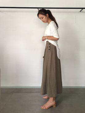 みずきさん（レディース・168cm）の夏コーディネート