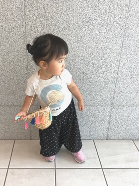 hazuyuuさんの（gelato pique Baby＆Kids | ジェラートピケ　ベイビーアンドキッズ）を使ったコーディネート