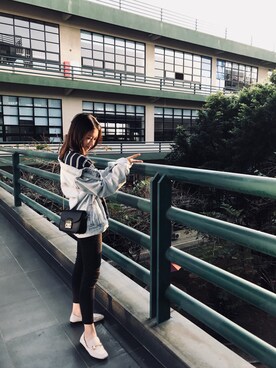「PULL&BEAR（プルアンドベア）のアイテム（アンダーウェア）」を使った、-烏龜妹妹さん（レディース・153cm）の春コーディネート