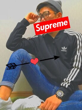 ⚡️ランボ🐄さん（メンズ・165cm）の冬コーディネート