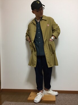 「NANO universe（ナノユニバース）のアイテム（キャップ）」を使った、kojiさん（メンズ・167cm）の春コーディネート