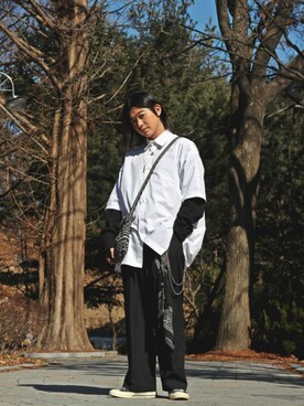 「streetsnap」｜「アイテム（アクセサリー）」を使った、   bb_stgさん（メンズ・171cm）の冬コーディネート