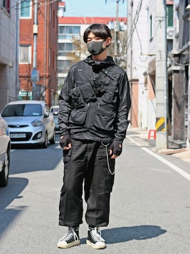 「daily look」｜「アイテム（マウンテンパーカー）」を使った、   bb_stgさん（メンズ・171cm）の冬コーディネート