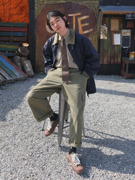 「EXCELSIOR（エクセルシオール）のアイテム」を使った、   bb_stgさん（メンズ・171cm）の春コーディネート