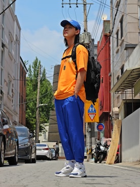 「PLAYBOY（プレイボーイ）のアイテム（パンツ）」を使った、   bb_stgさん（メンズ・171cm）の夏コーディネート