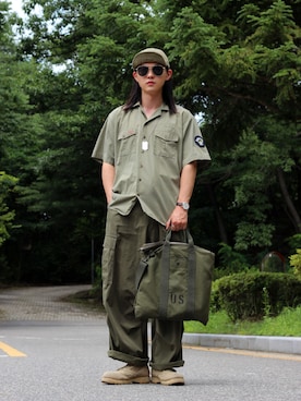 「US（アス）のアイテム」を使った、   bb_stgさん（メンズ・171cm）の夏コーディネート