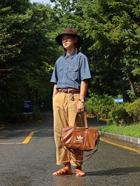 「summer」｜「アイテム（メッセンジャーバッグ）」を使った、   bb_stgさん（メンズ・171cm）の秋コーディネート