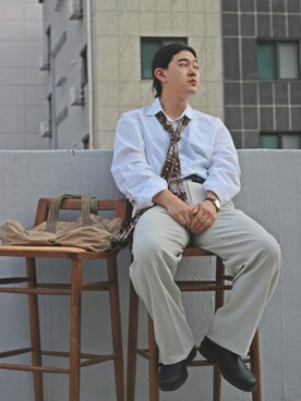 「menswear」｜「アイテム（ブーツ）」を使った、   bb_stgさん（メンズ・171cm）の春コーディネート