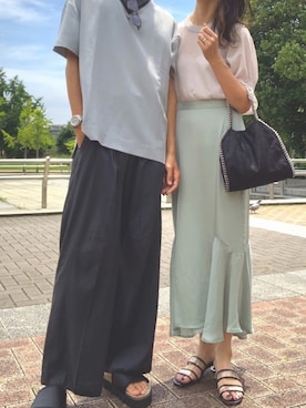「アイテム（サングラス）」を使った、かずさん（メンズ・183cm）の夏コーディネート