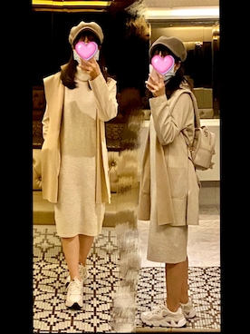 「ZARA（ザラ）のアイテム（モッズコート）」を使った、weiweiさん（レディース・165cm）の秋コーディネート