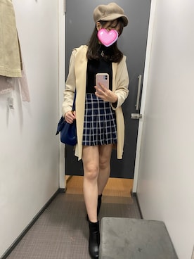 「ZARA（ザラ）のアイテム（モッズコート）」を使った、weiweiさん（レディース・165cm）の秋コーディネート