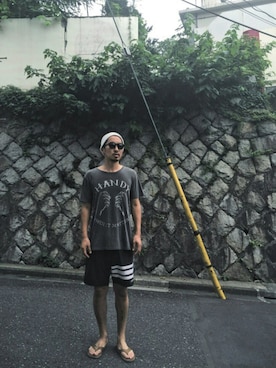 macoさん（メンズ・180cm）の夏コーディネート