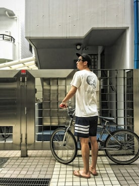 macoさん（メンズ・180cm）の夏コーディネート