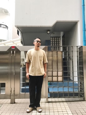 macoさん（メンズ・180cm）の夏コーディネート