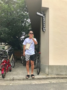 macoさん(メンズ・180cm)の夏コーディネート