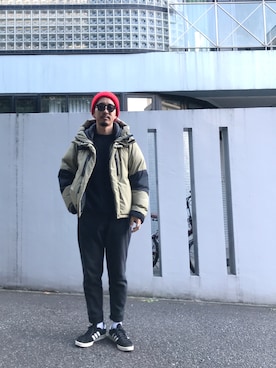 macoさん（メンズ・180cm）の冬コーディネート