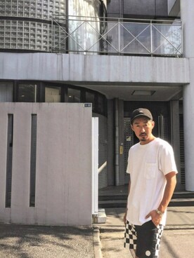 macoさん（メンズ・180cm）の夏コーディネート