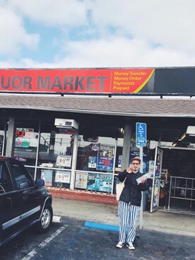 macoさん（メンズ・180cm）の夏コーディネート