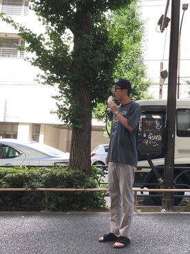 macoさん(メンズ・180cm)の夏コーディネート