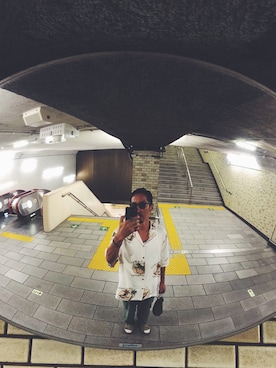 macoさん（メンズ・180cm）の夏コーディネート